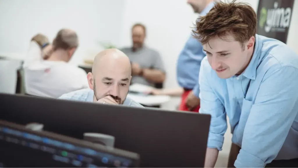 L'équipe Yima au travail